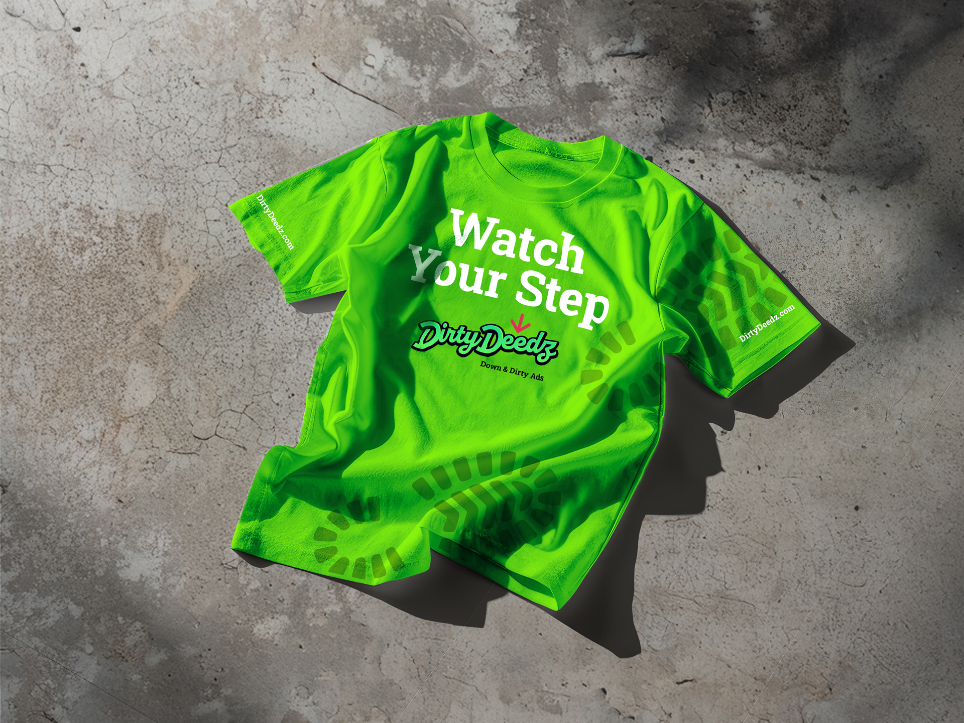 Dirty Deedz Watch Your Step Tee